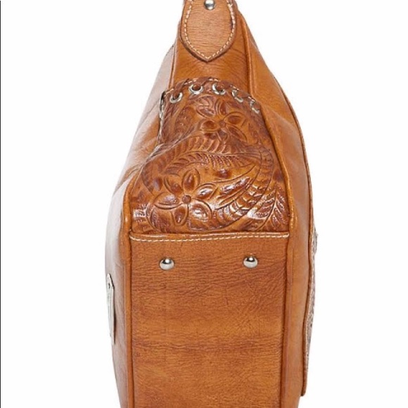 American West Leather Crossbody Handbag - Picture 4 of 6